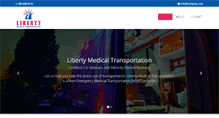 Desktop Screenshot of libertymedtransportation.com