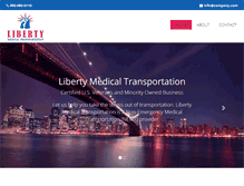 Tablet Screenshot of libertymedtransportation.com
